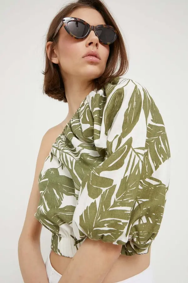 Abercrombie & Fitch Lanena bluza Abercrombie & Fitch