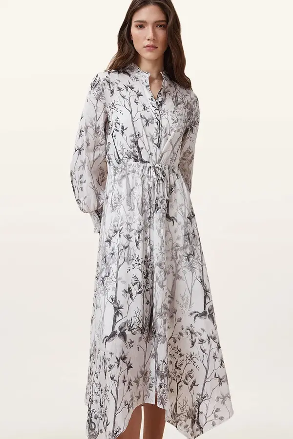 AllSaints Lanena haljina AllSaints SKYLAR MAXI