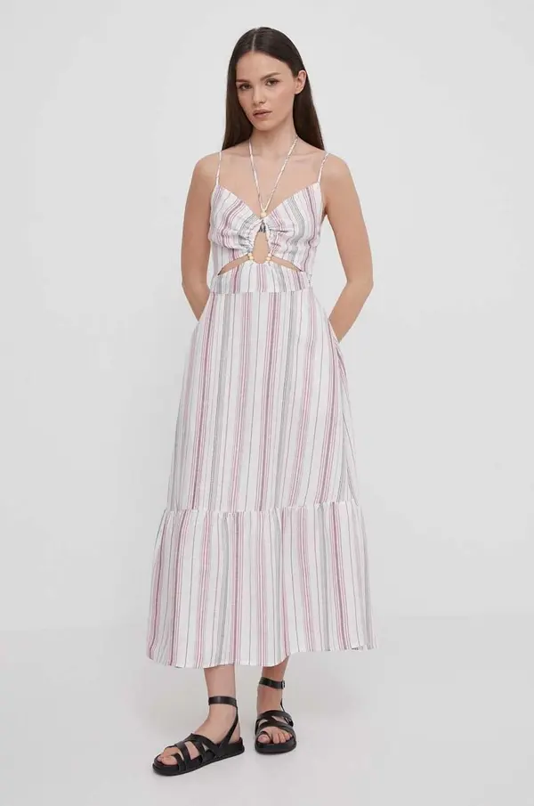 Pepe Jeans Lanena haljina Pepe Jeans DIANA