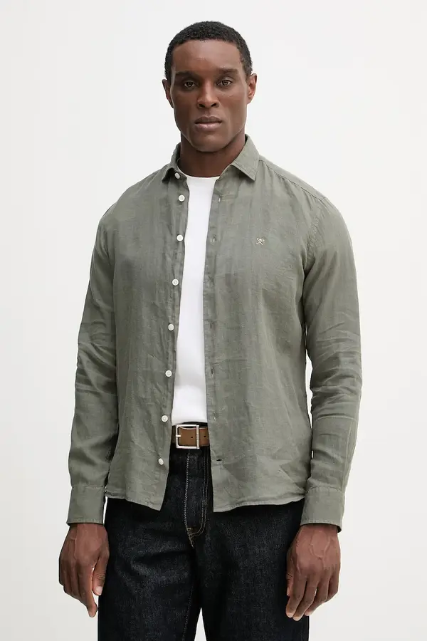 Hackett London Lanena košulja Hackett London