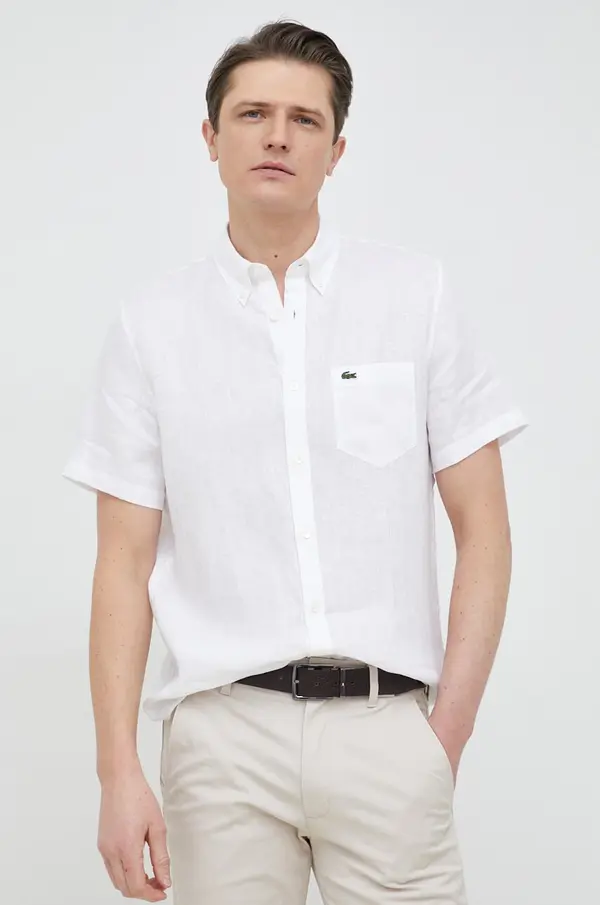 Lacoste Lanena košulja Lacoste