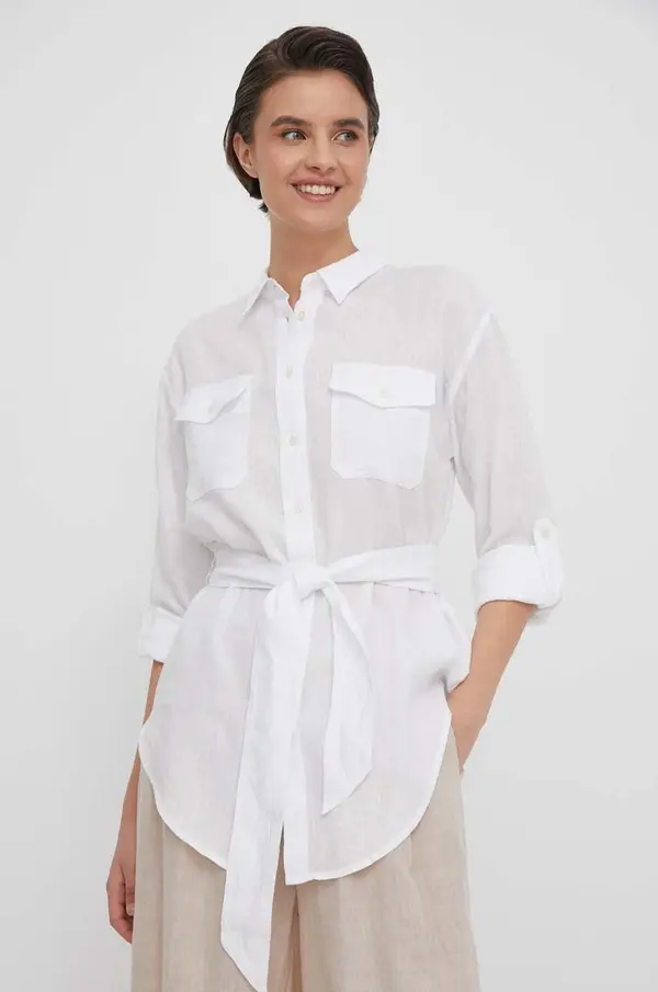 Lauren Ralph Lauren Lanena košulja Lauren Ralph Lauren