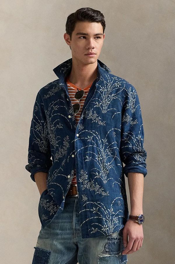 Polo Ralph Lauren Lanena košulja Polo Ralph Lauren regular, s klasičnim ovratnikom, 710957840