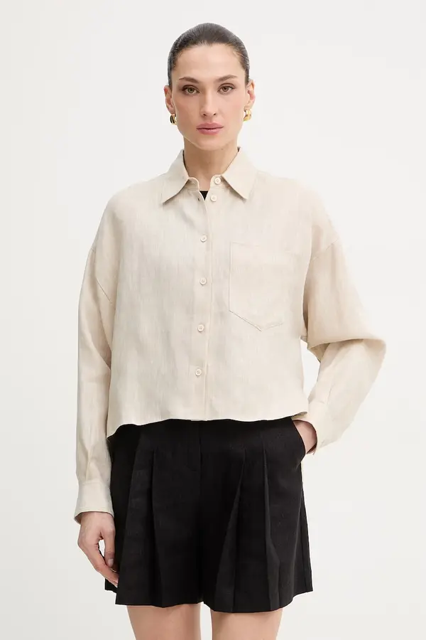 Weekend Max Mara Lanena košulja Weekend Max Mara CAPO