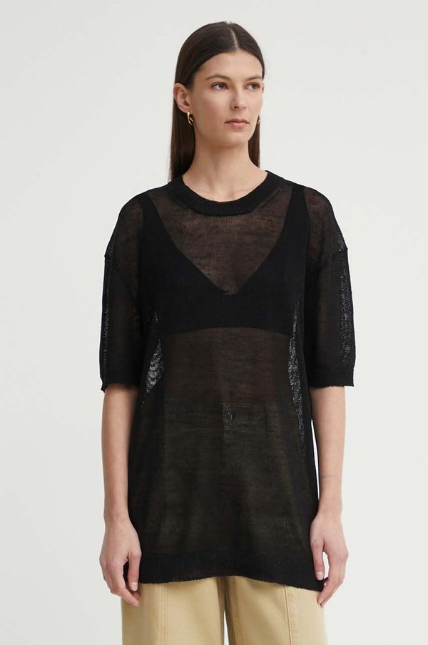 Aeron Lanena majica kratkih rukava AERON PLINY boja: crna, AW24SSTO508505