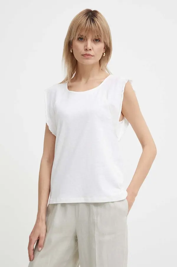 Pepe Jeans Lanena majica kratkih rukava Pepe Jeans KAI