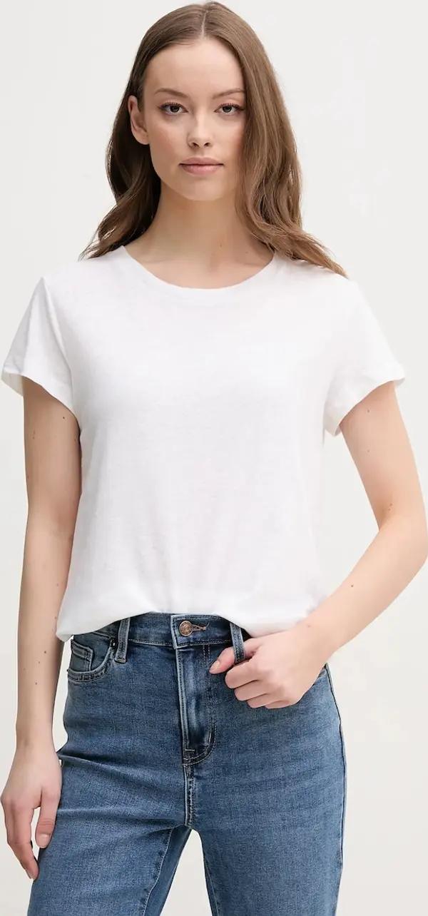 Pepe Jeans Lanena majica kratkih rukava Pepe Jeans MEGAN