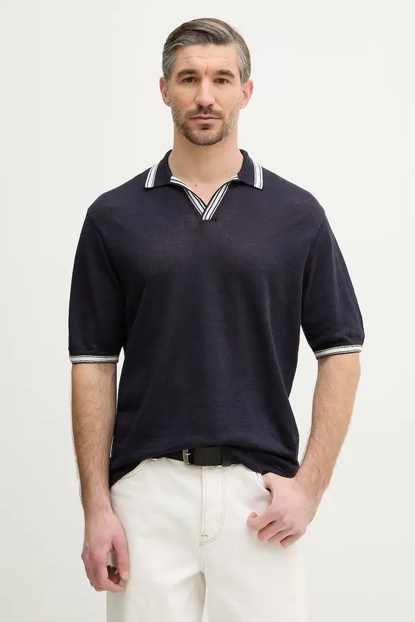 Paul&Shark Lanena polo majica Paul&Shark