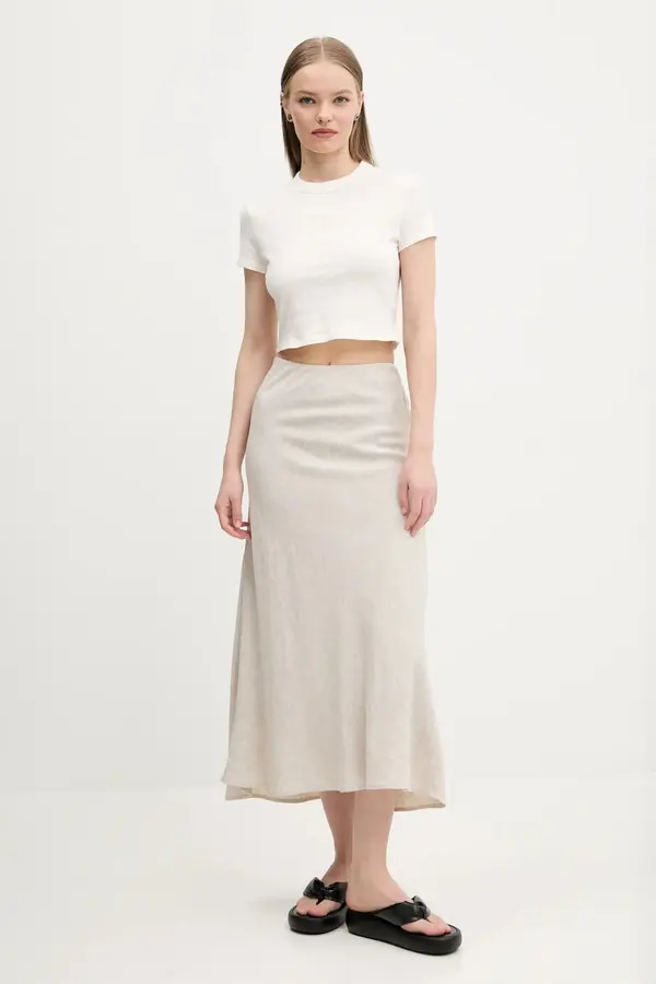 Abercrombie & Fitch Lanena suknja Abercrombie & Fitch