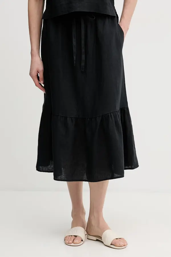 DKNY Lanena suknja Dkny