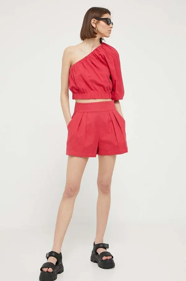 Abercrombie & Fitch Lanene kratke hlače Abercrombie & Fitch