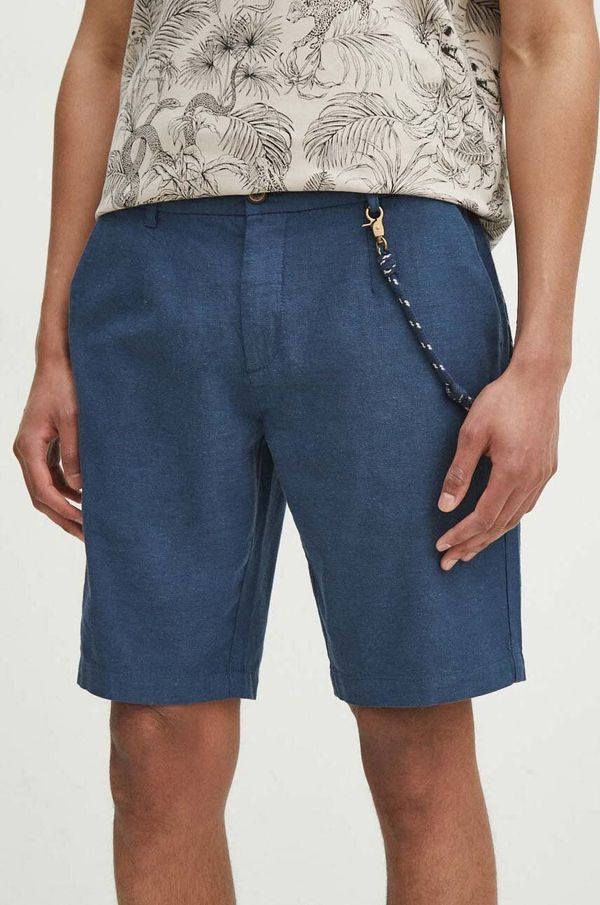 Medicine Lanene kratke hlače Medicine boja: tamno plava