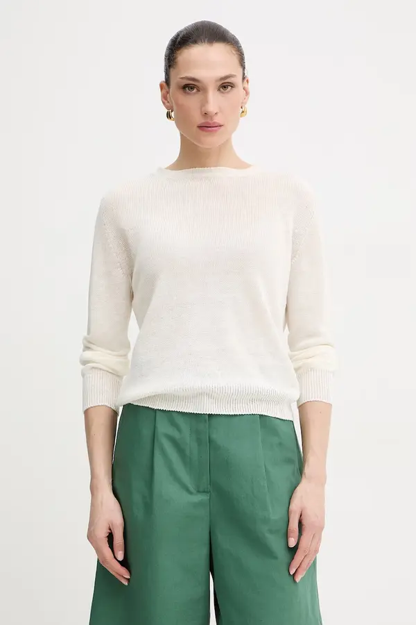 Weekend Max Mara Laneni pulover Weekend Max Mara ATZECO