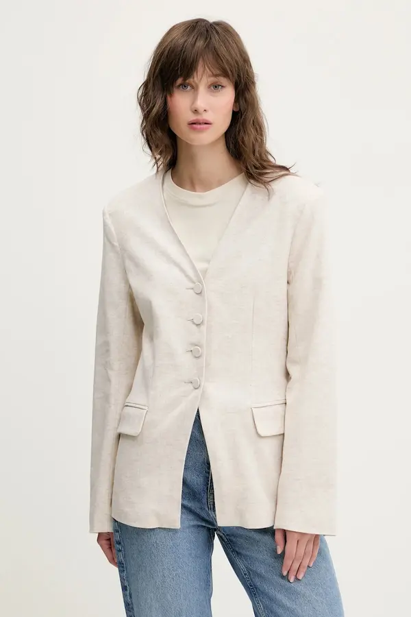 Abercrombie & Fitch Laneni sako Abercrombie & Fitch