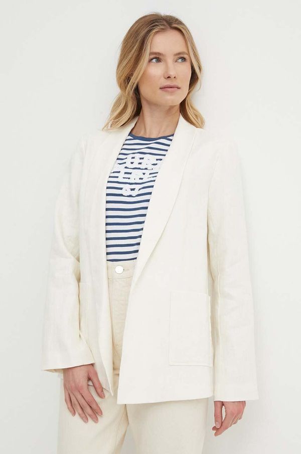 Pepe Jeans Laneni sako Pepe Jeans MIRKA boja: bež, bez zakopčavanja, bez uzorka, PL402377