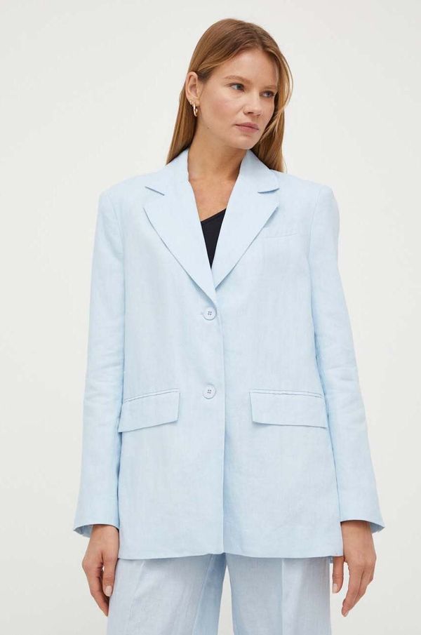 Remain Laneni sako Remain jednoredno zakopčavanje, bez uzorka