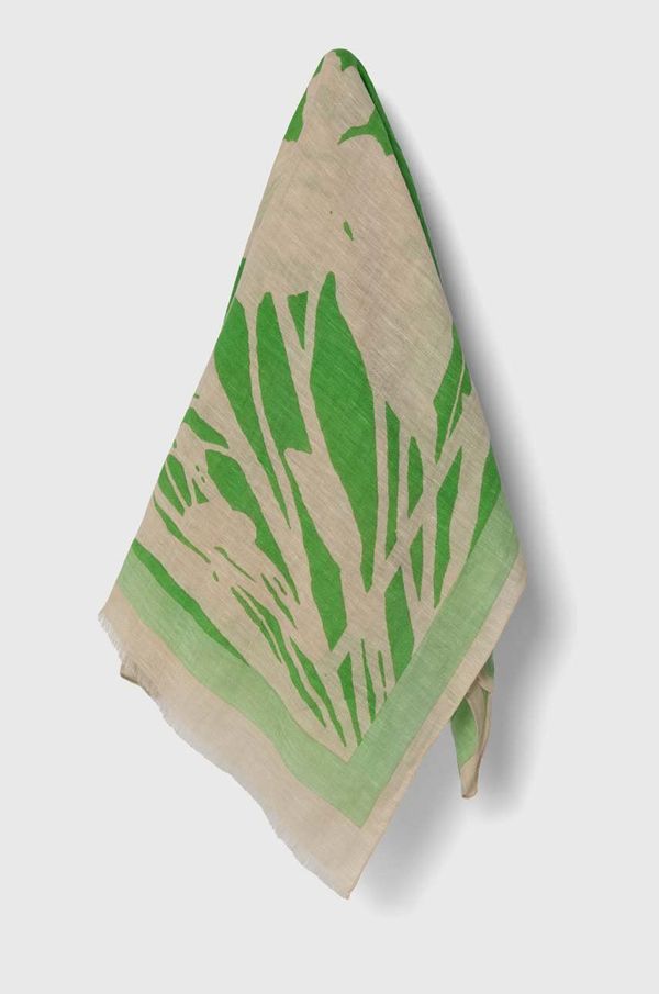 Marc O'Polo Laneni šal Marc O'Polo boja: ružičasta, s uzorkom, 402803402177