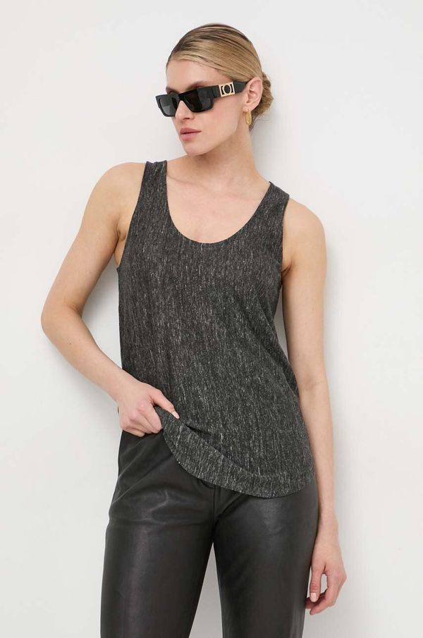 Pinko Laneni top Pinko boja: crna