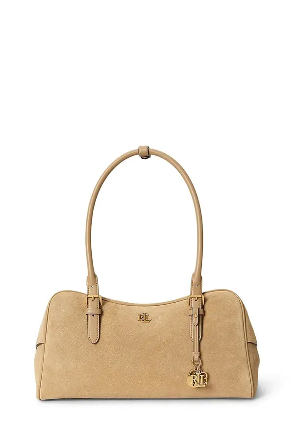 Lauren Ralph Lauren Lauren Ralph Lauren baguette torbica za žene od brušene kože