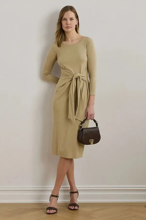 Lauren Ralph Lauren Lauren Ralph Lauren bodycon haljina s pamukom