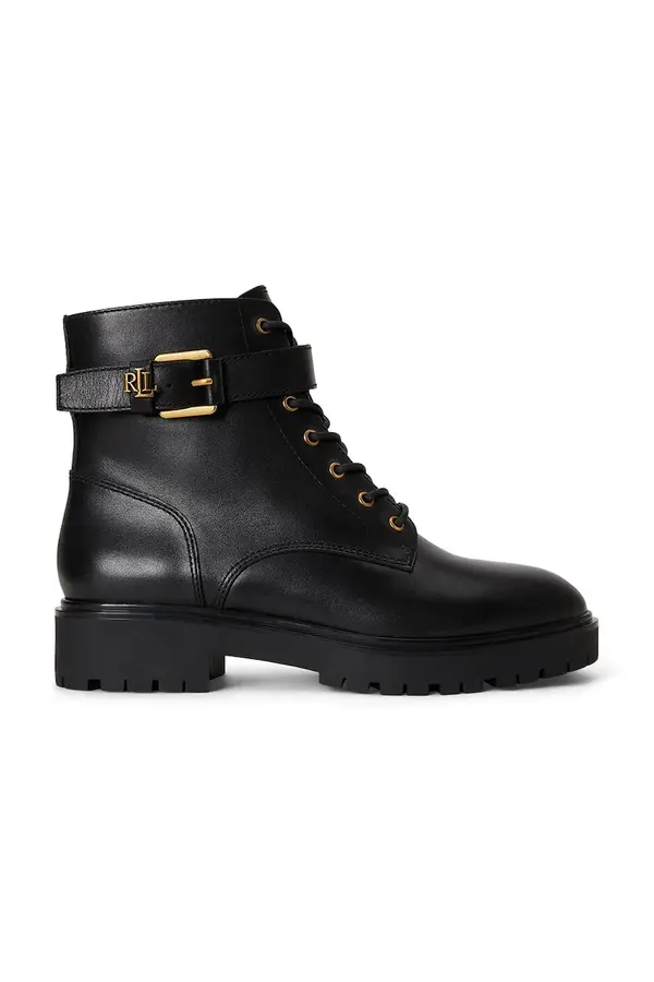 Lauren Ralph Lauren Lauren Ralph Lauren čizme za žene od kože Allyson Logo