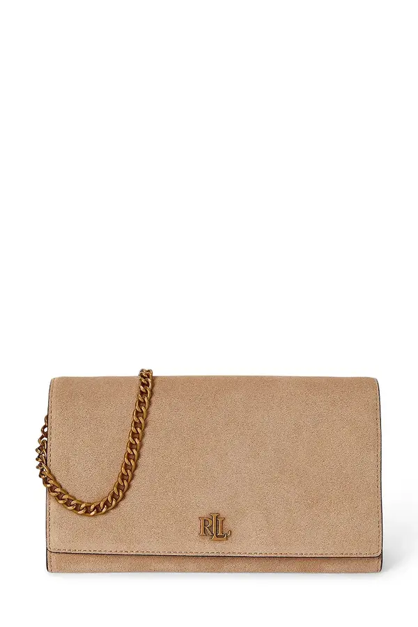 Lauren Ralph Lauren Lauren Ralph Lauren crossbody torba za žene od brušene kože