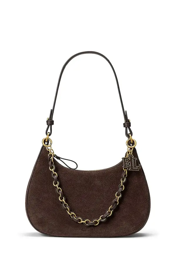 Lauren Ralph Lauren Lauren Ralph Lauren crossbody torba za žene od brušene kože