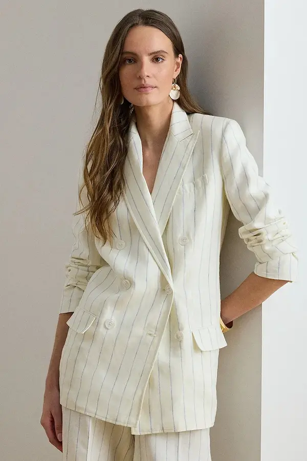 Lauren Ralph Lauren Lauren Ralph Lauren dvoredni sako ženski laneni