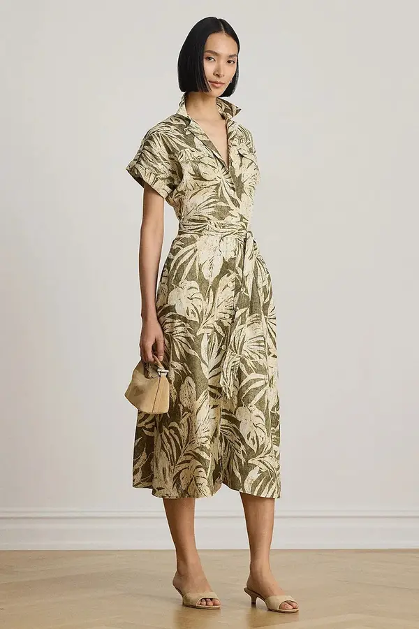 Lauren Ralph Lauren Lauren Ralph Lauren haljina A-kroja od lana