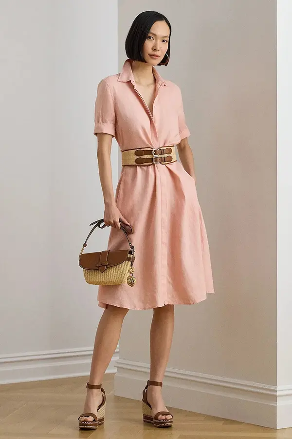 Lauren Ralph Lauren Lauren Ralph Lauren haljina A-kroja od lana