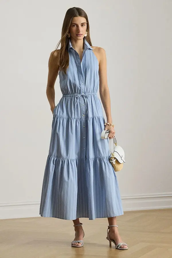 Lauren Ralph Lauren Lauren Ralph Lauren haljina u stilu košulje od pamuka