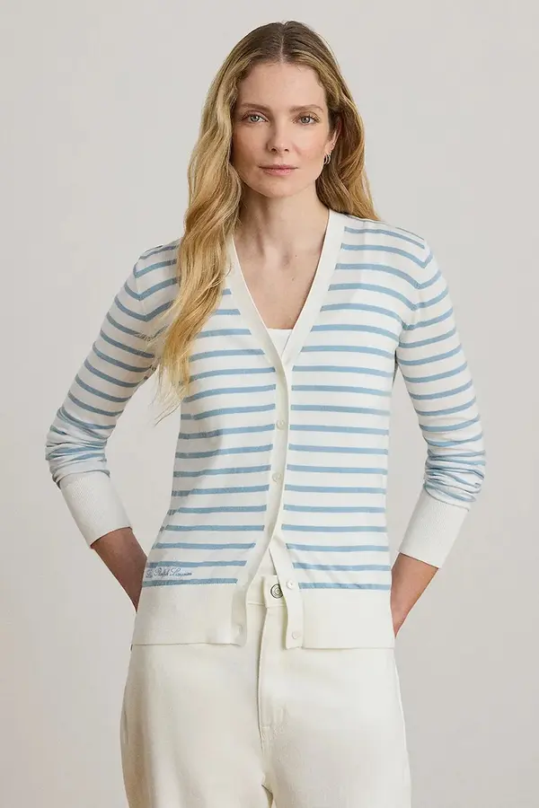 Lauren Ralph Lauren Lauren Ralph Lauren kardigan za žene od pamuka