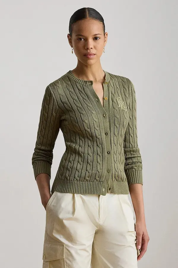 Lauren Ralph Lauren Lauren Ralph Lauren kardigan za žene s pamukom