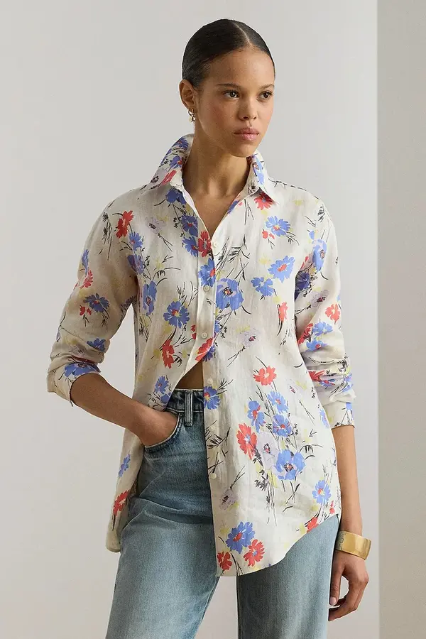 Lauren Ralph Lauren Lauren Ralph Lauren košulja za žene od lana
