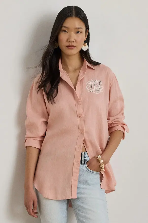 Lauren Ralph Lauren Lauren Ralph Lauren košulja za žene od lana