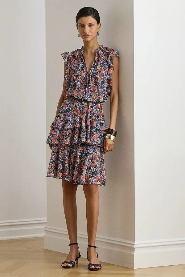 Lauren Ralph Lauren Lauren Ralph Lauren Ljetna haljina od pamuka