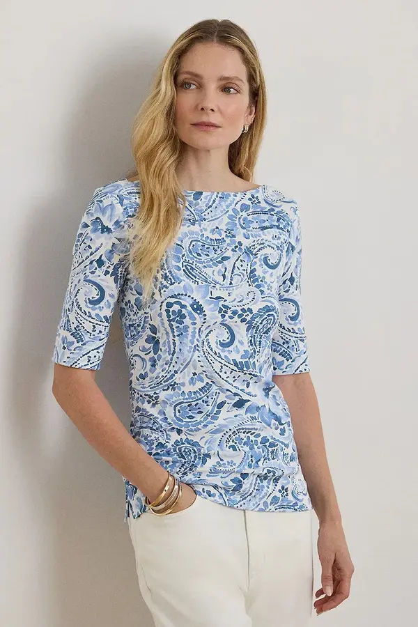 Lauren Ralph Lauren Lauren Ralph Lauren majica dugih rukava ženska od pamuka