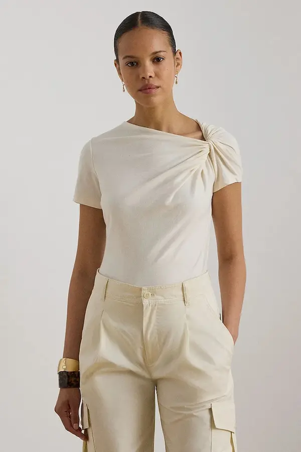 Lauren Ralph Lauren Lauren Ralph Lauren majica za žene od pamuka