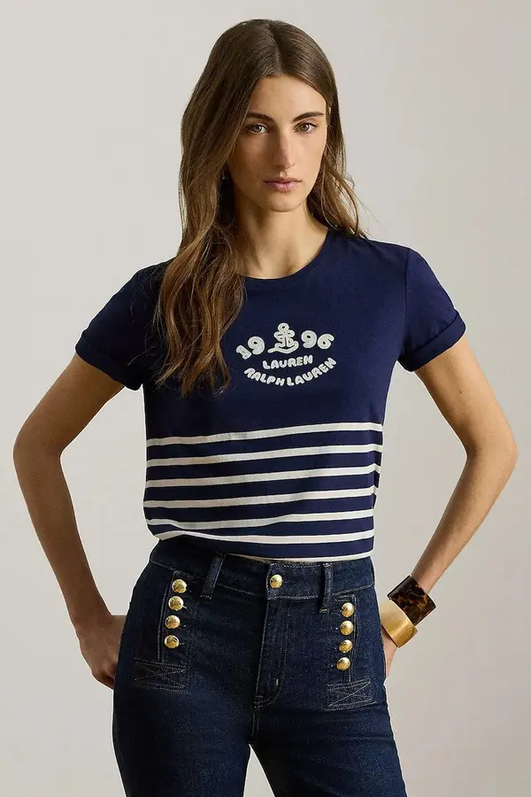 Lauren Ralph Lauren Lauren Ralph Lauren majica za žene od pamuka