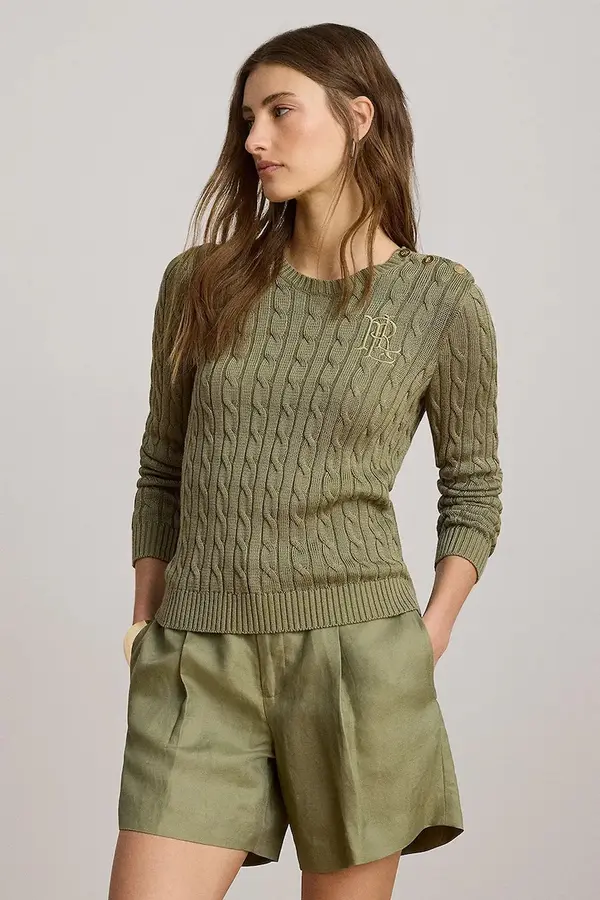 Lauren Ralph Lauren Lauren Ralph Lauren pulover za žene s pamukom
