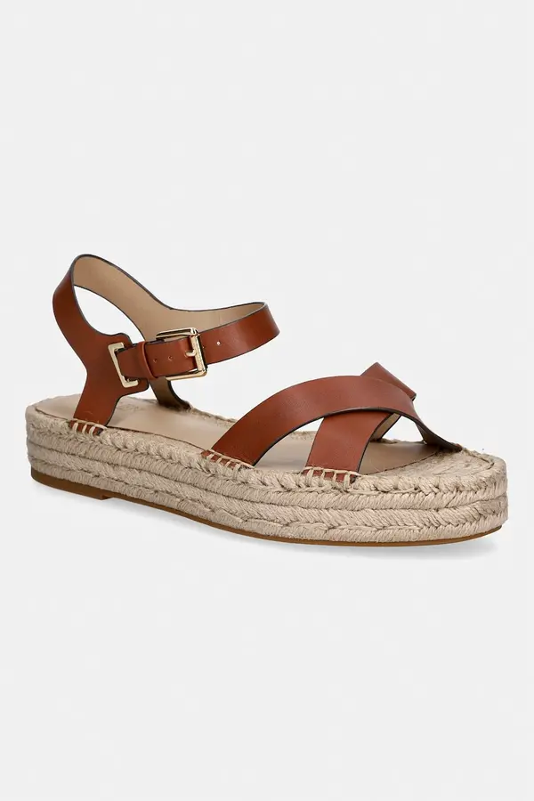 Lauren Ralph Lauren Lauren Ralph Lauren sandale s platformom za žene kožne Emeryn