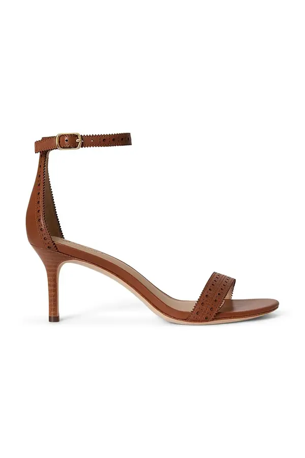 Lauren Ralph Lauren Lauren Ralph Lauren sandale s visokom potpeticom kožne Allie M