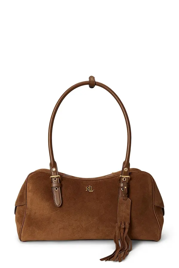 Lauren Ralph Lauren Lauren Ralph Lauren shopper torba za žene od brušene kože