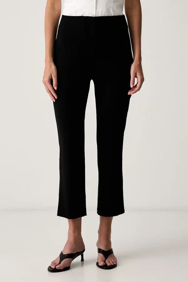 Le Privé Le Privé capri hlače za žene od viskoze YSEE CAPRI NOIR