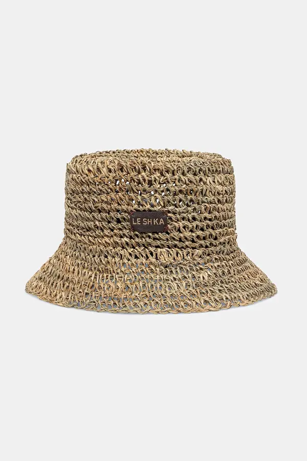LE SH KA headwear LE SH KA Headwear slamnati šešir za žene pleteni Straw Bucket Hat vol2