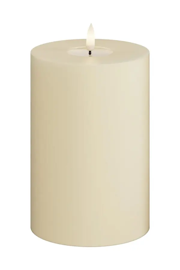 Deluxe Homeart Led svijeća Deluxe Homeart Cream Bloklys 10 x 15 cm