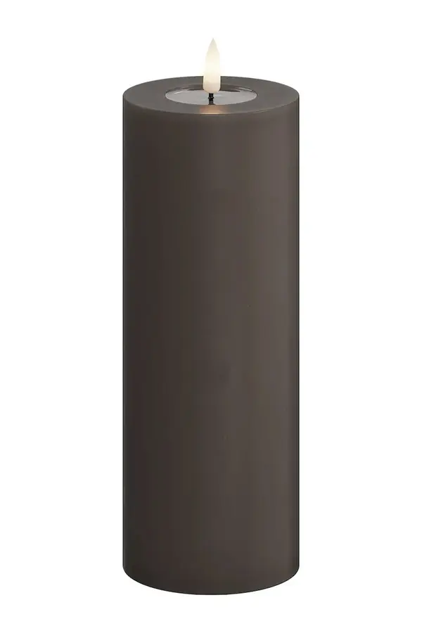 Deluxe Homeart Led svijeća Deluxe Homeart Mokka Bloklys 7,5 x 20 cm