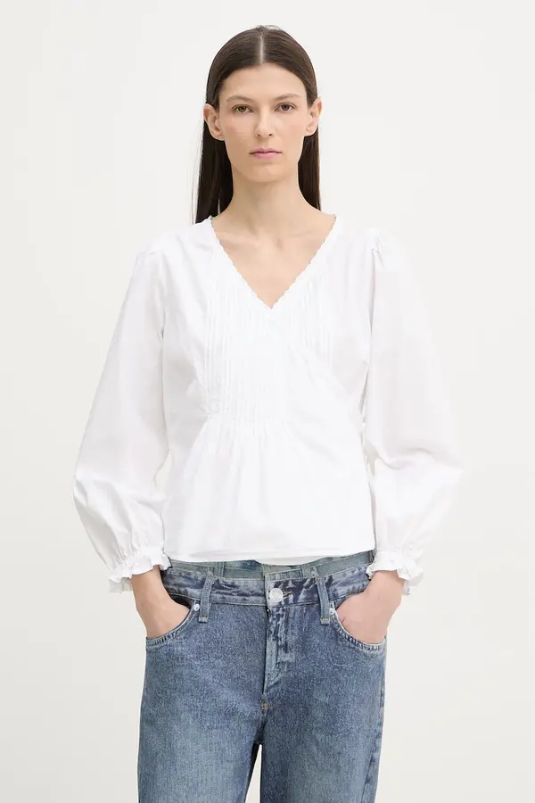 Levi's Levi's bluza na preklop za žene od pamuka SOLEIL WRAP