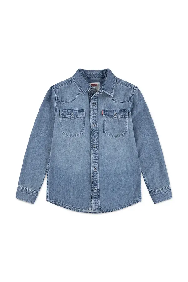 Levi's Levi's Dječja pamučna košulja Levi's NEW BARSTOW WESTERN SHIRT