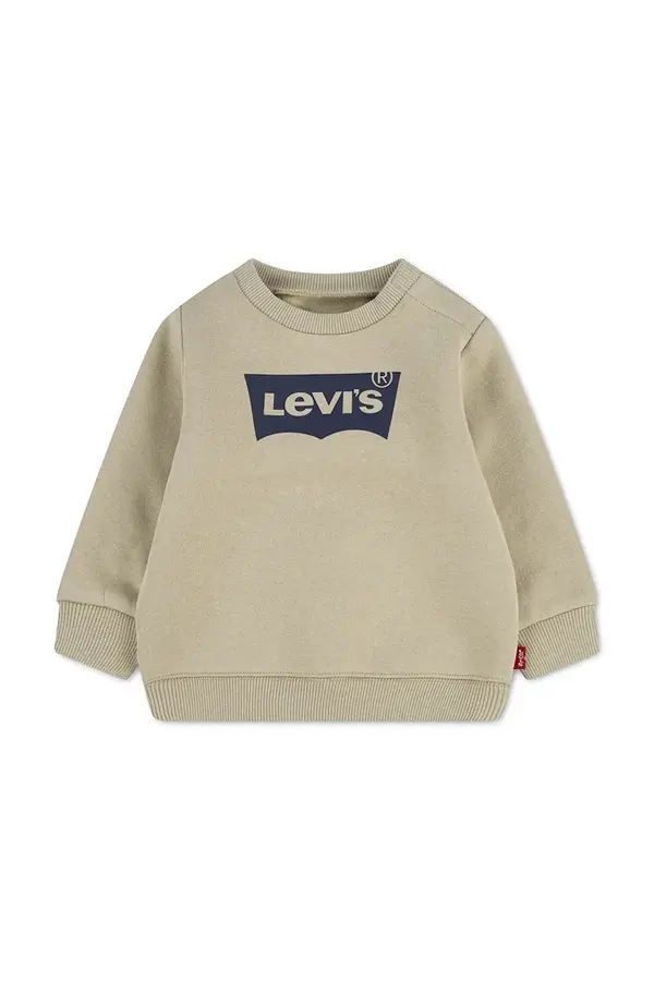 Levi's Levi's dukserica za bebe s pamukom BATWING CREW